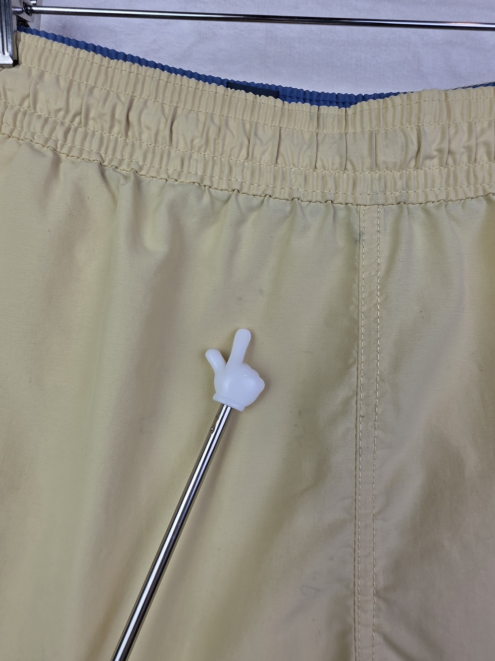 Polo Ralph Lauren Men's Swim Trunks Size L Yellow Nylon Elastic Waist Pony Logo - Picture 13 of 15